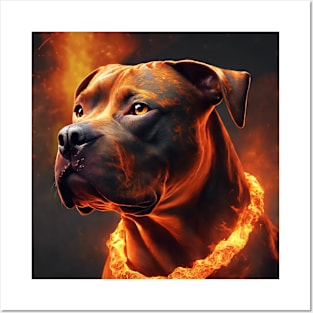 Red Nose Pitbull Chronicles Posters and Art